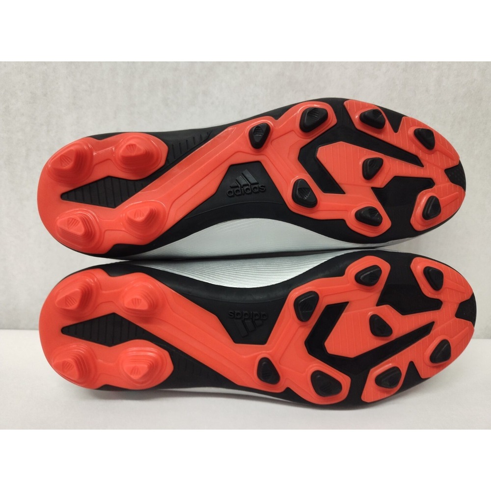 Adidas Kids' X 19.4 FxG Outdoor Soccer Cleats F35362 Silver Metallic Red Sz 4.5 - Picture 6 of 9